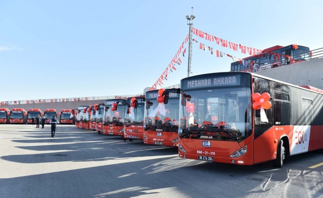 Ankara’nın Yeni Otobüsler Hizmete Başladı