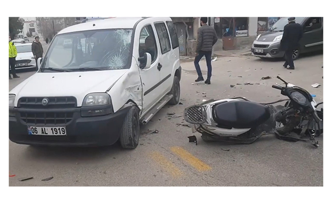 Beypazarı’nda Trafik Kazası