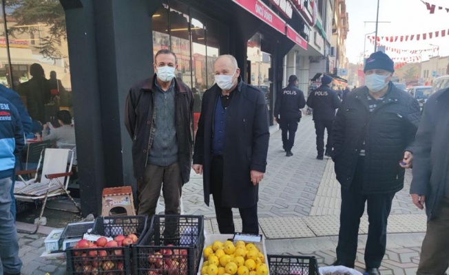 Beypazarı MHP İlçe Başkanından Pazar Ziyareti