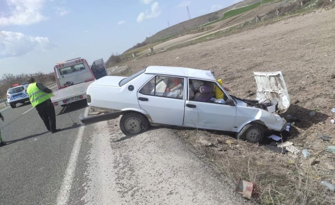 Beypazarı'nda Trafik Kazası